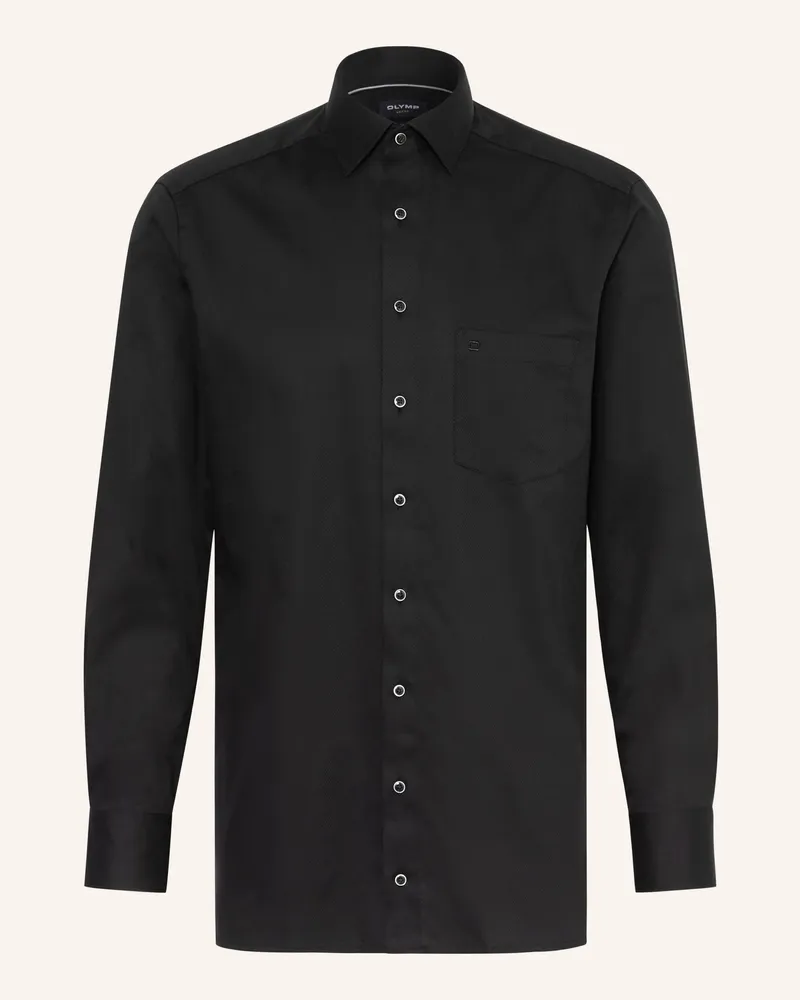 Olymp Hemd Luxor Modern Fit schwarz Schwarz