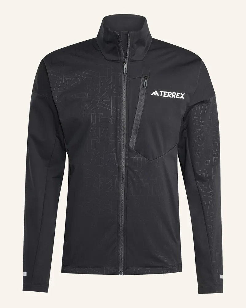 adidas TERREX XPERIOR CROSS-COUNTRY SKI SOFTSHELL-JACKE Schwarz