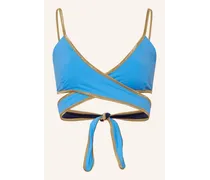 Bustier-Bikini-Top SHINE zum Wenden mit UV-Schutz