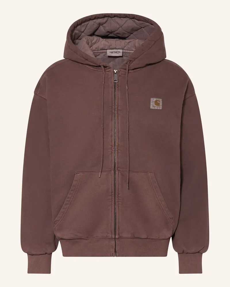 Carhartt WIP Sweatjacke braun Dunkelbraun
