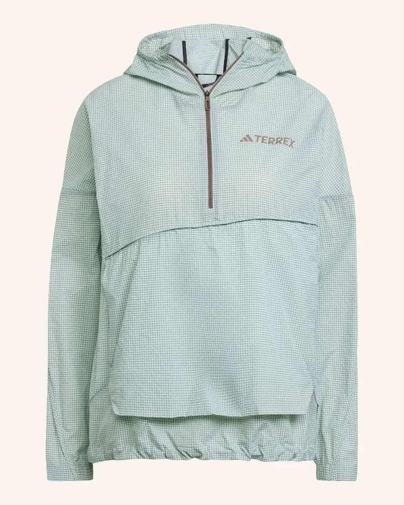 adidas Schlupfjacke Xploric Wind blau Grün