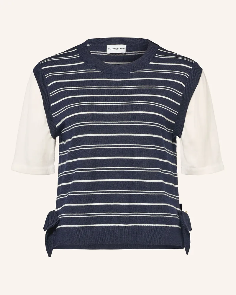 Claudie Pierlot Strickshirt blau Dunkelblau