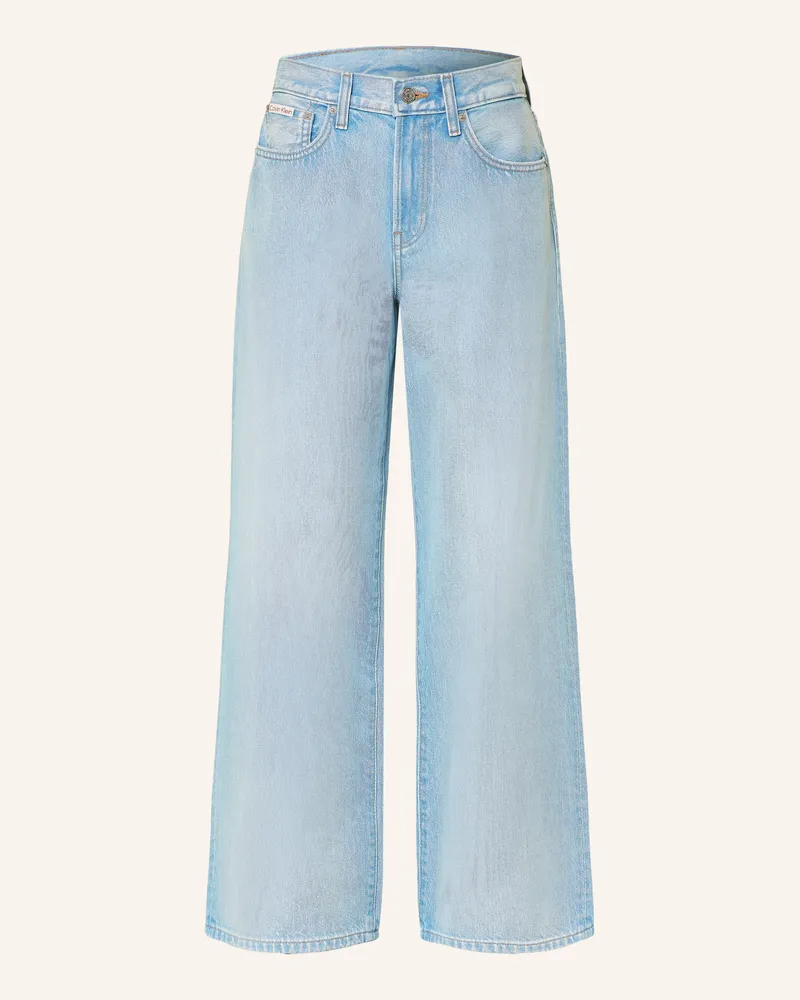 Calvin Klein Wide Leg Jeans blau Rjk