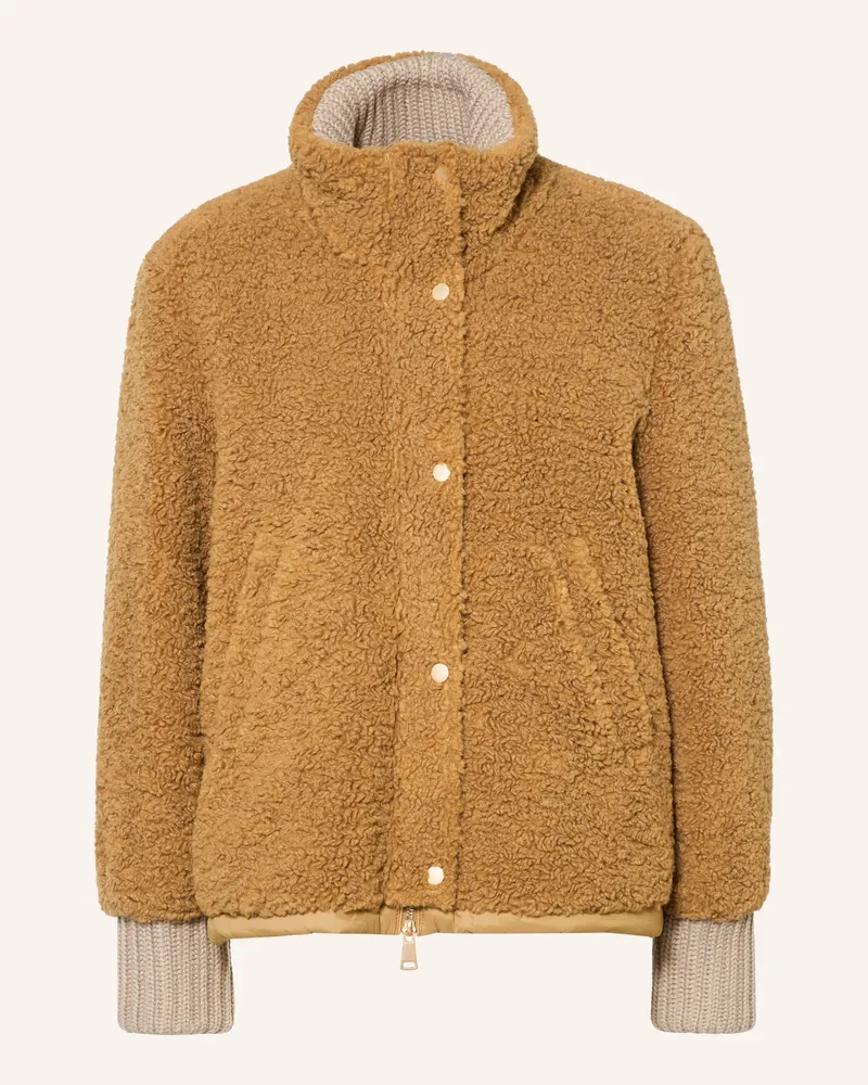 White Label Teddyfell-Jacke braun Camel