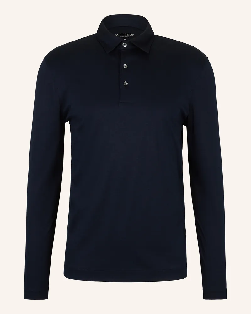 windsor. Poloshirt blau Dunkelblau