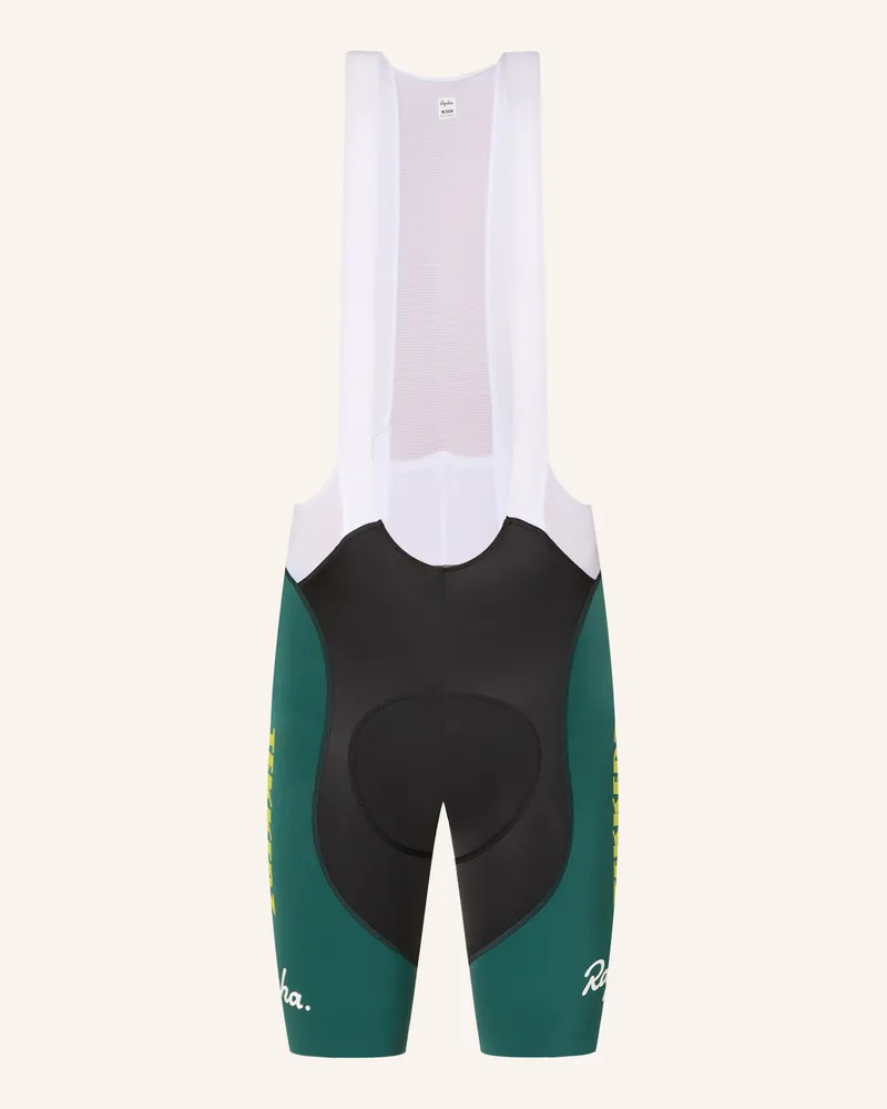 Rapha Radhose TEKKERZ PRO TEAM BIB III mit Trägern und gepolstertem Einsatz Schwarz