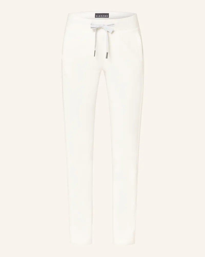 ELBSAND Sweatpants Briane weiss Creme