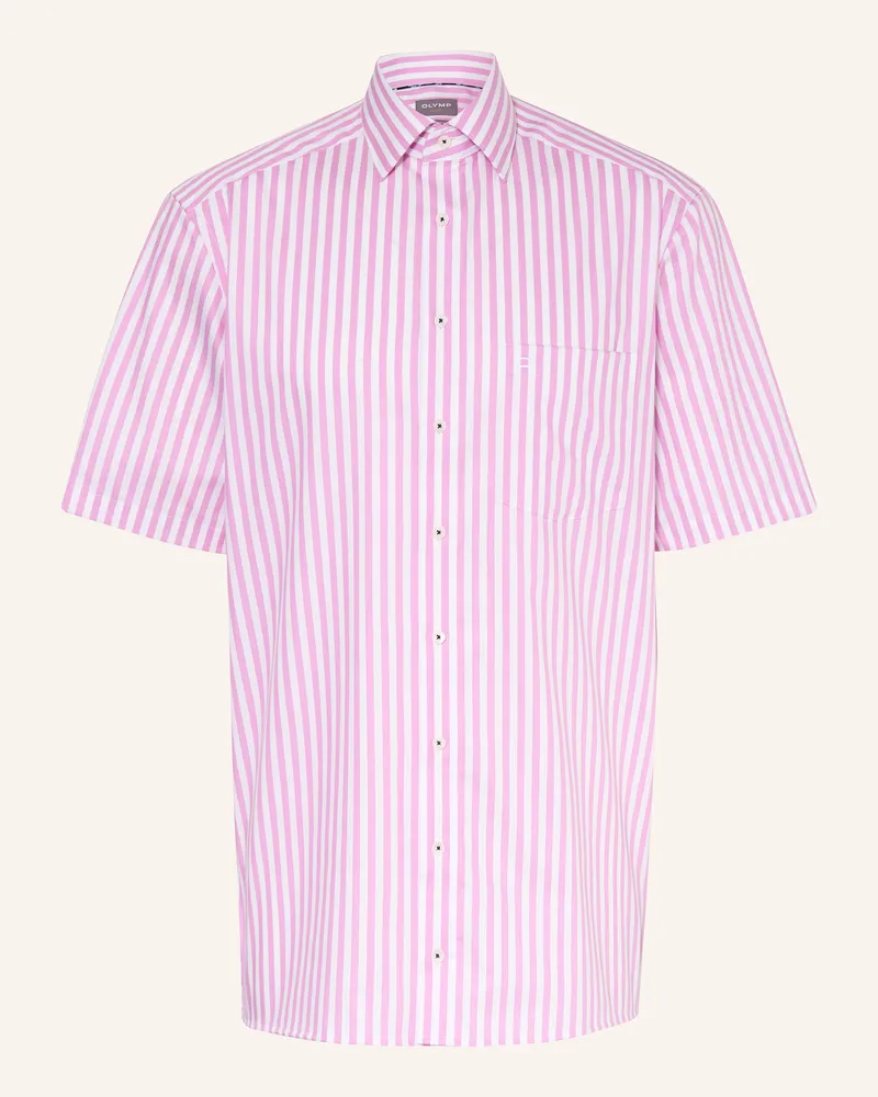 Olymp Kurzarm-Hemd Luxor comfort fit Pink