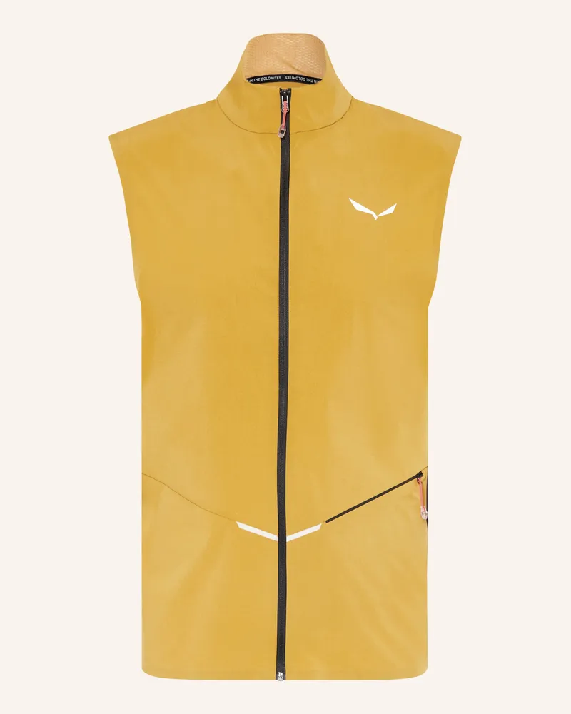 Salewa Softshell-Weste Pedroc Dst Light gruen Gelb