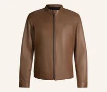 Lederjacke braun
