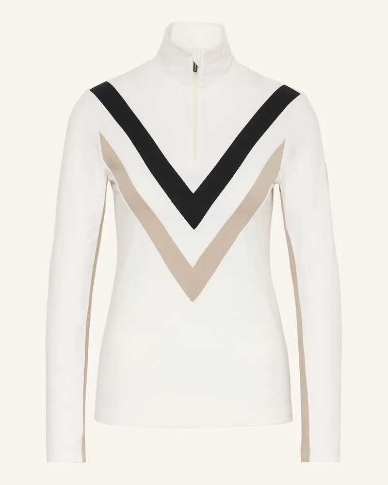 WE NORWEGIANS Midlayer Voss Mit Merinowolle weiss Creme