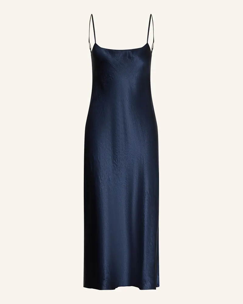 Vince Satinkleid blau Dunkelblau