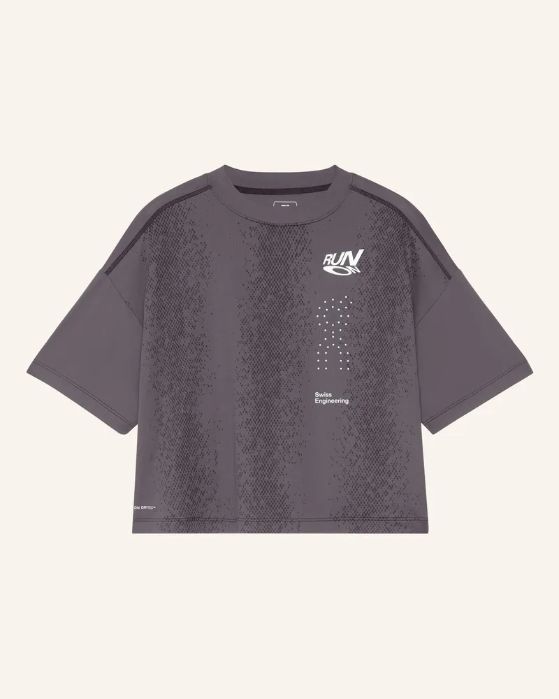 ON Laufshirt Performance Volt-T braun Dunkellila