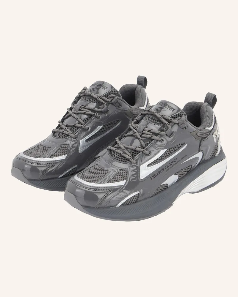 Philipp Plein Lo-Top Turnschuhe grau Dunkelgrau