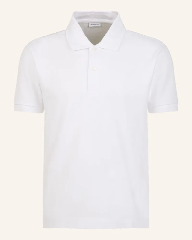 Seidensticker Polo-Shirt, Polo Regular Fit weiss Weiss