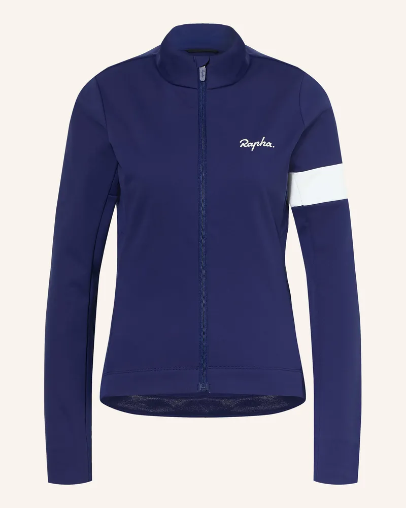 Rapha Softshell-Radjacke blau Dunkelblau