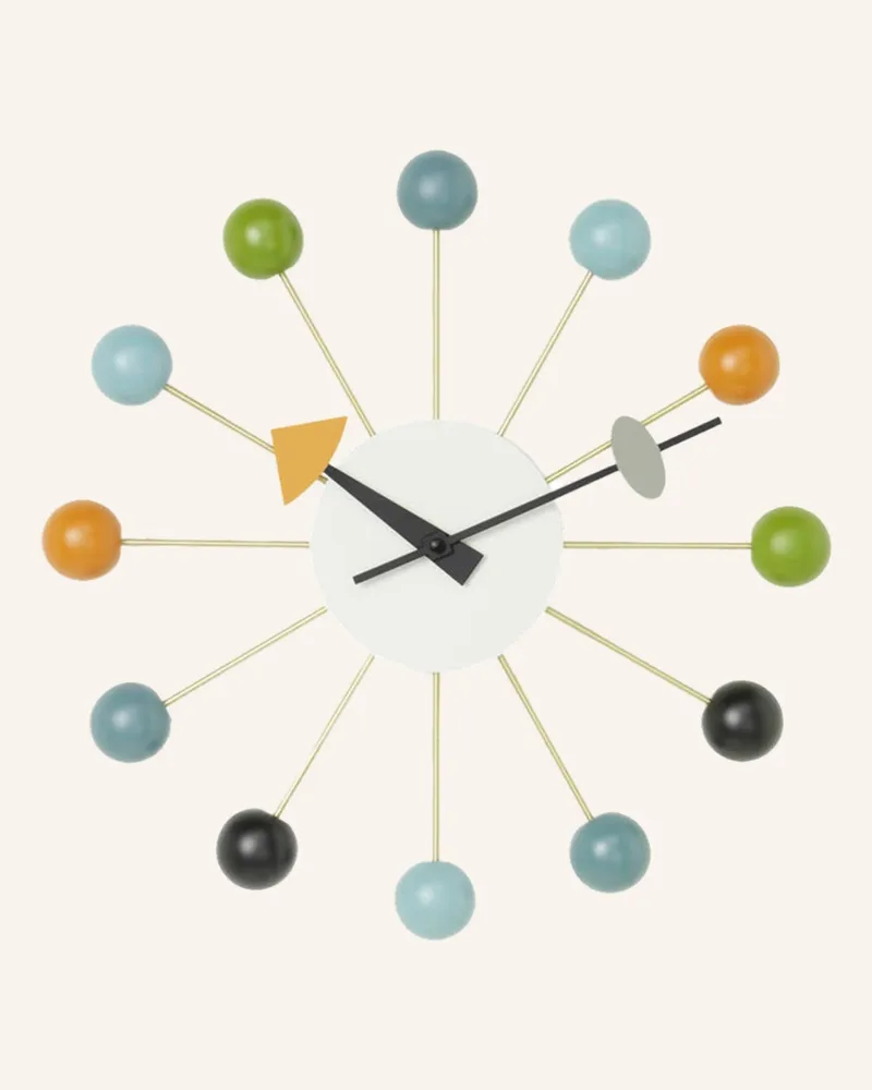 Vitra Wanduhr BALL CLOCK Türkis