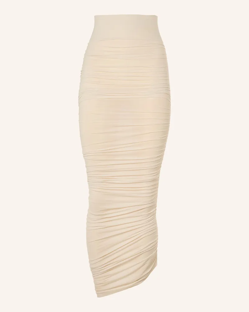 Wolford Wolford Skirt Sheer Drape Skirt weiss Braun