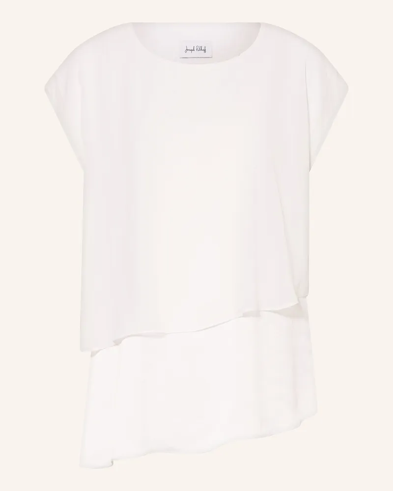 Joseph Ribkoff Blusenshirt Im Materialmix weiss Weiss