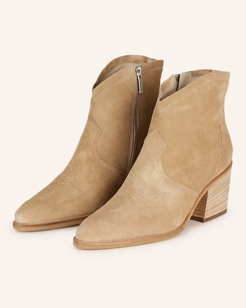 paul green Cowboy Boots Beige