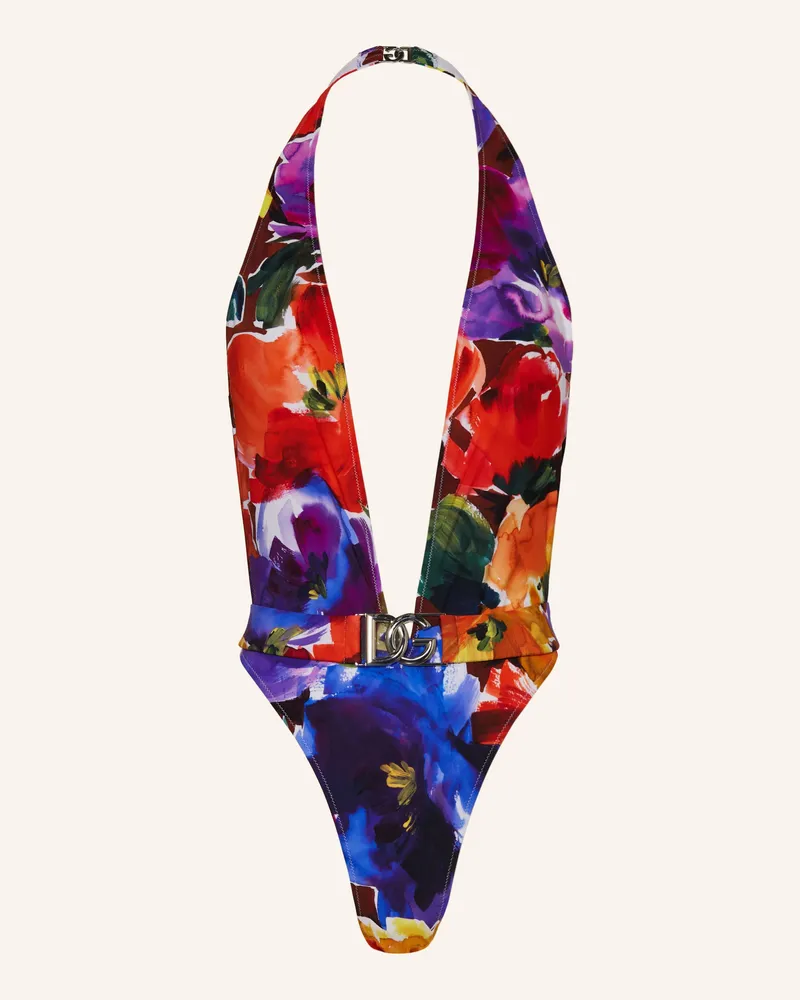 Dolce & Gabbana Monokini FIORI Lila
