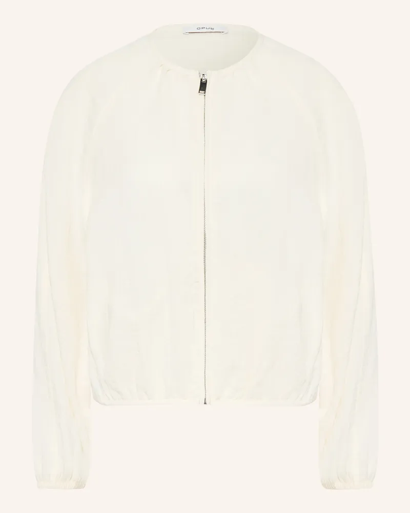 OPUS Blouson Jarosa Mit 3/4-Arm weiss Ecru