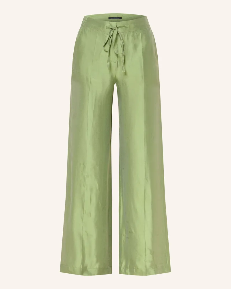 Luisa Cerano Marlenehose Grün