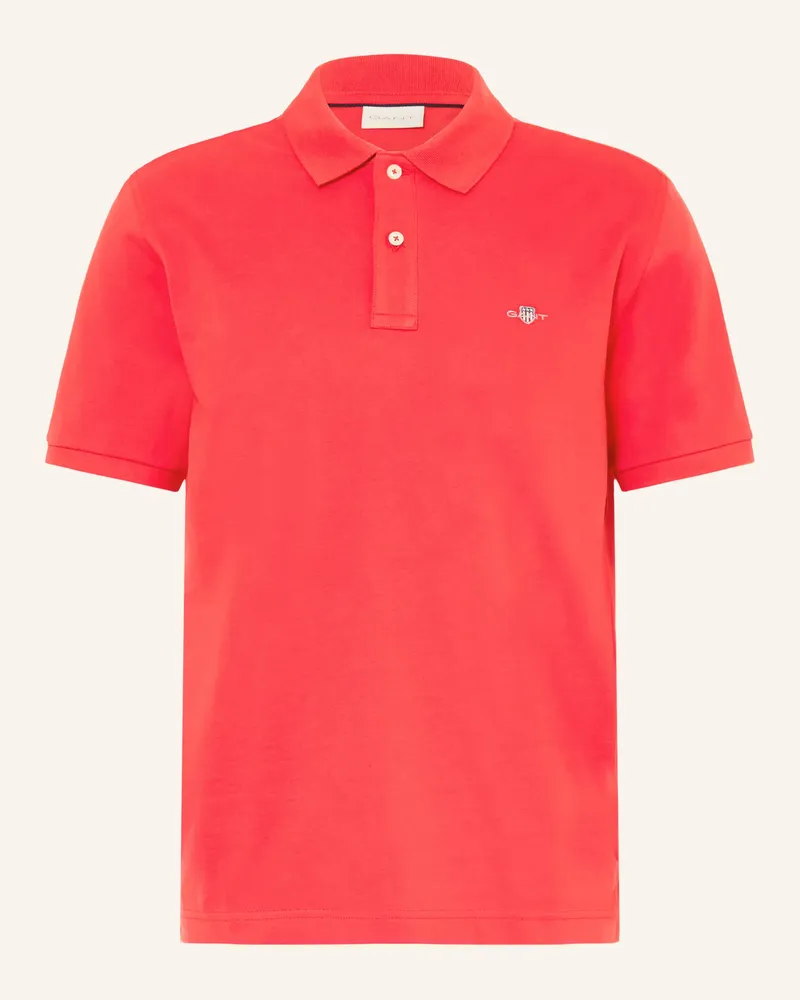 Gant Piqué-Poloshirt rot Rot
