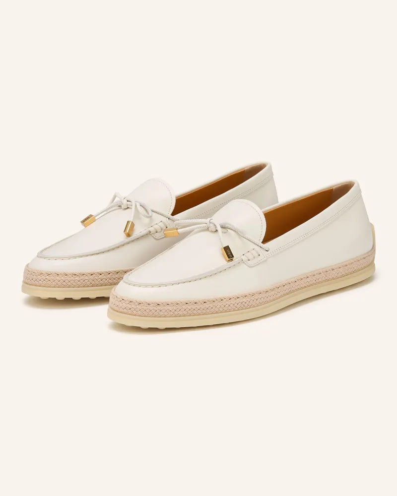 TOD'S Loafer weiss Creme