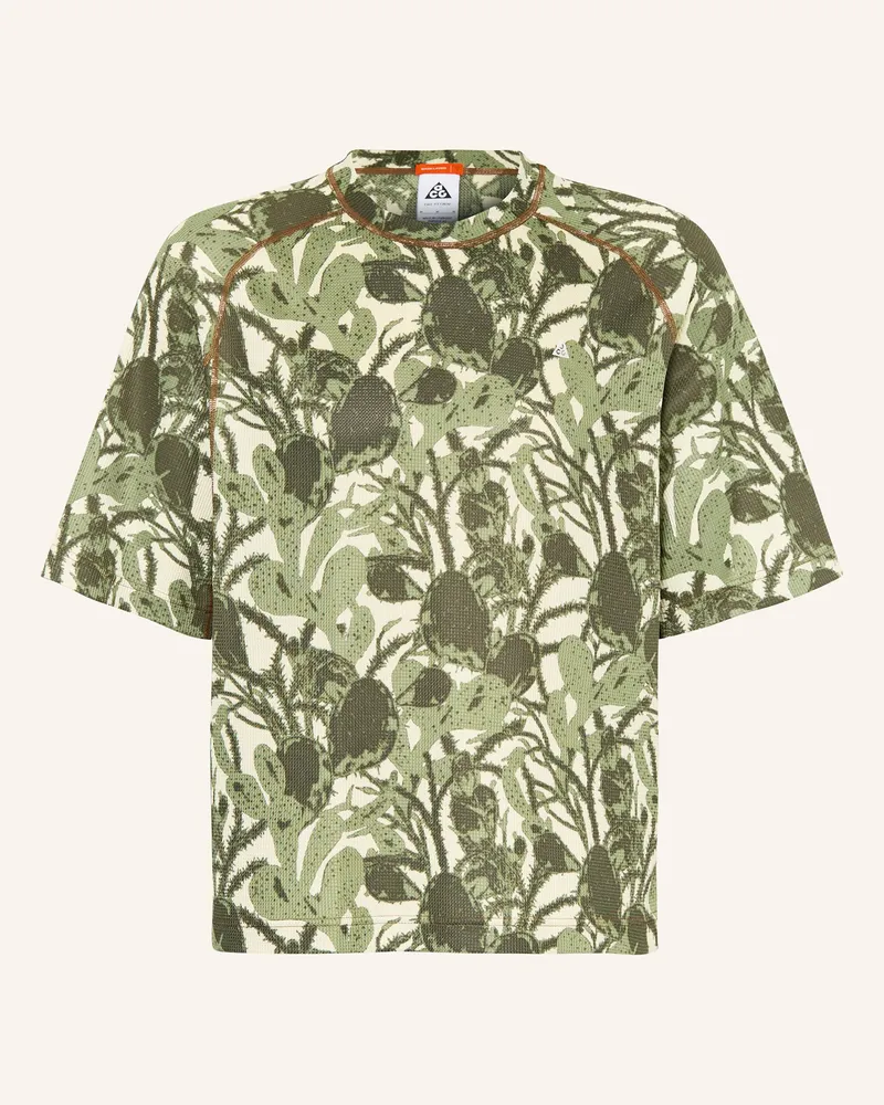 Nike T-Shirt gruen Oliv