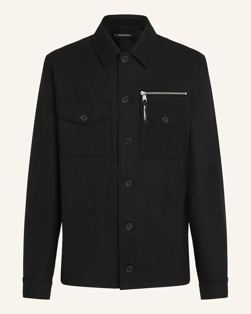 Karl Lagerfeld Jacke schwarz Schwarz