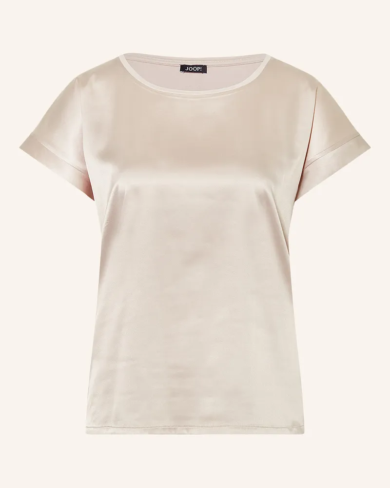 JOOP! Blusenshirt TAILA im Materialmix Creme