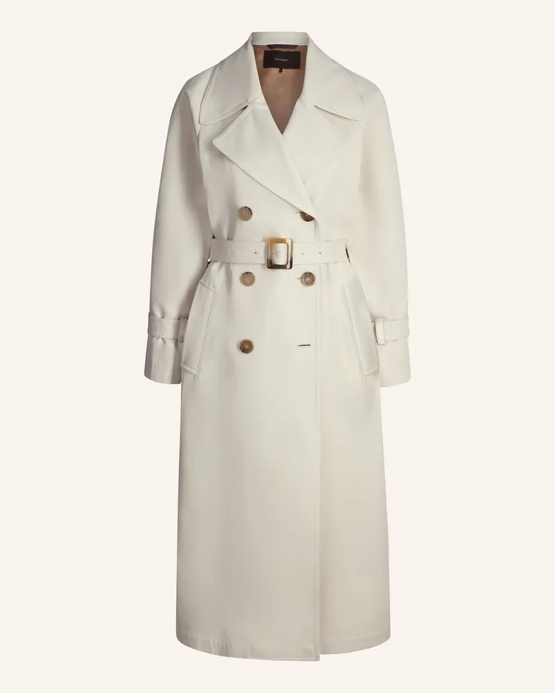 windsor. Trenchcoat weiss Weiss