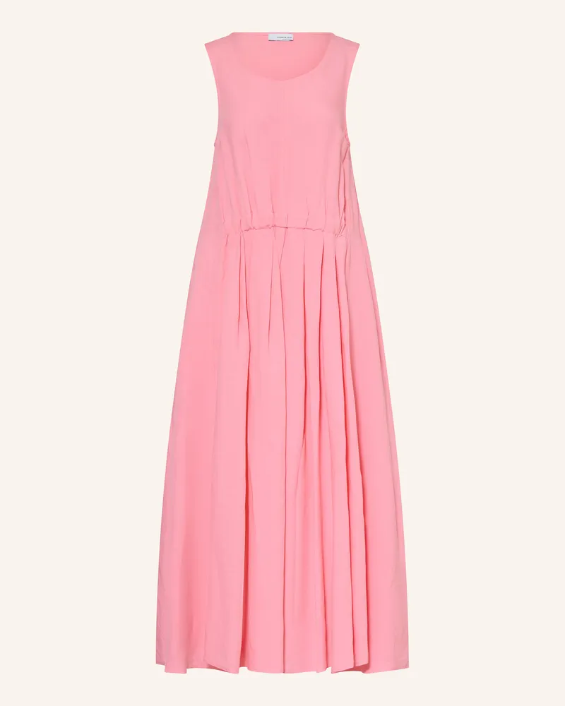 Rossana Diva Kleid mit Leinen Rosa