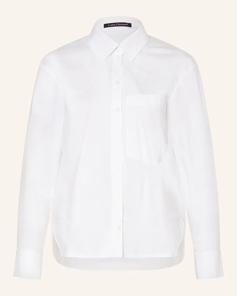 Luisa Cerano Hemdbluse weiss Weiss
