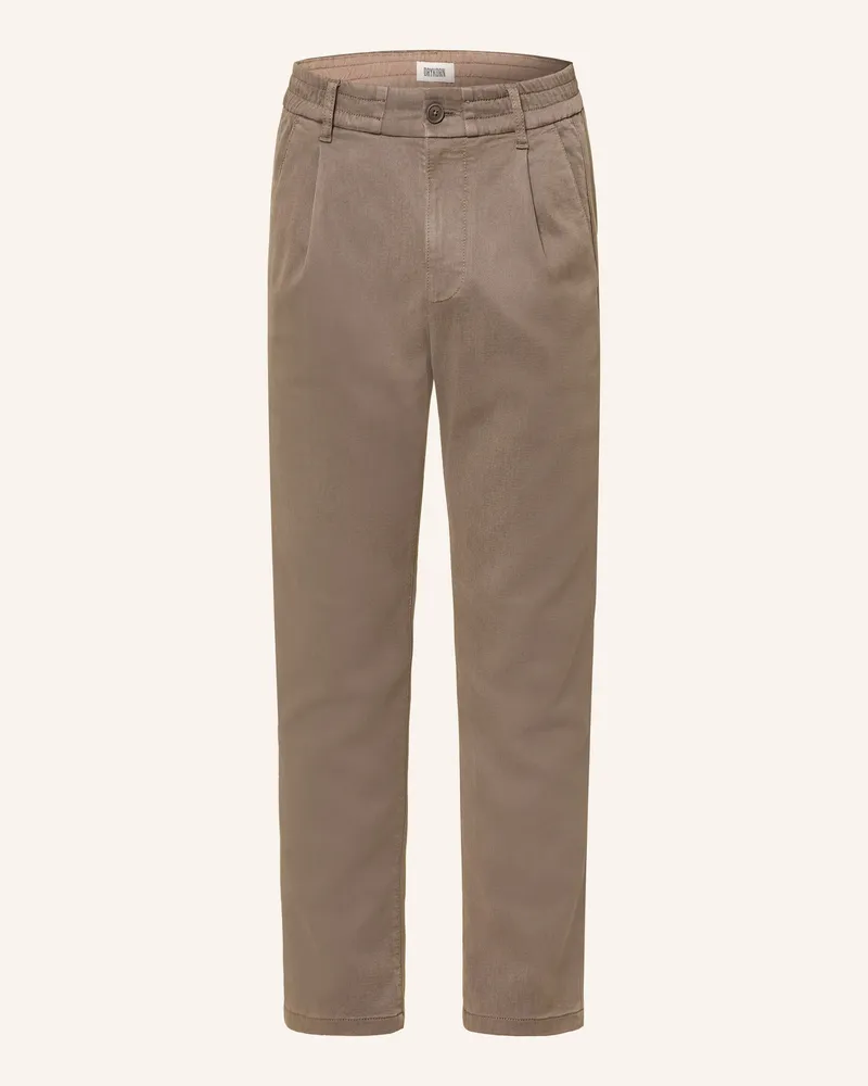 Drykorn Chino CHASY Regular Fit Dunkelbraun