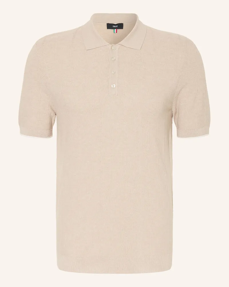 cinque Strick-Poloshirt Cigio beige Beige