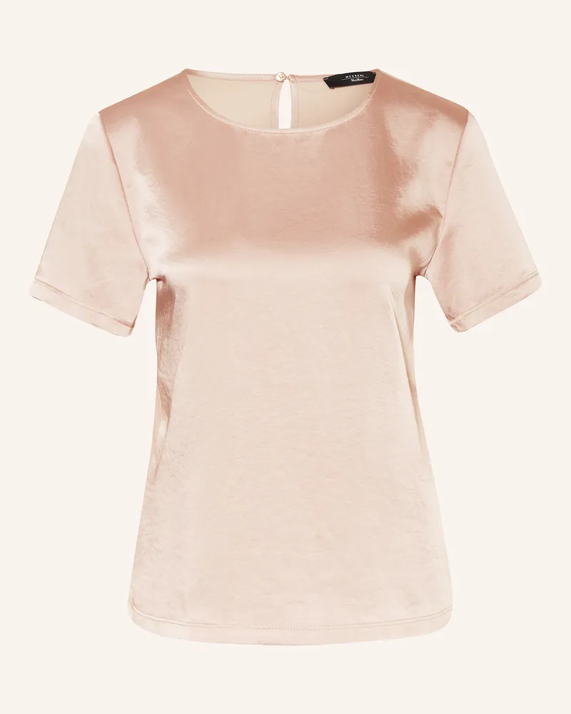 Max Mara Blusenshirt GILBERT im Materialmix Rosé