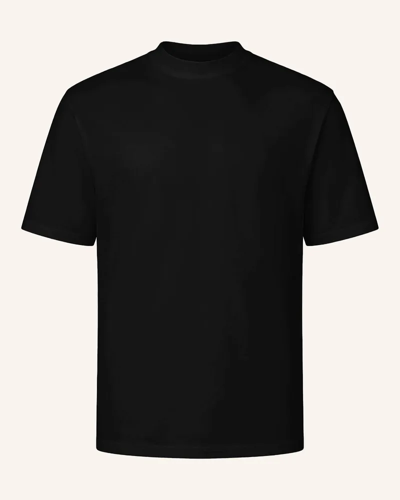 KIEFERMANN Kiefermann Herren T-Shirt Aus Baumwolljersey Mit Stretch Paddys schwarz Schwarz