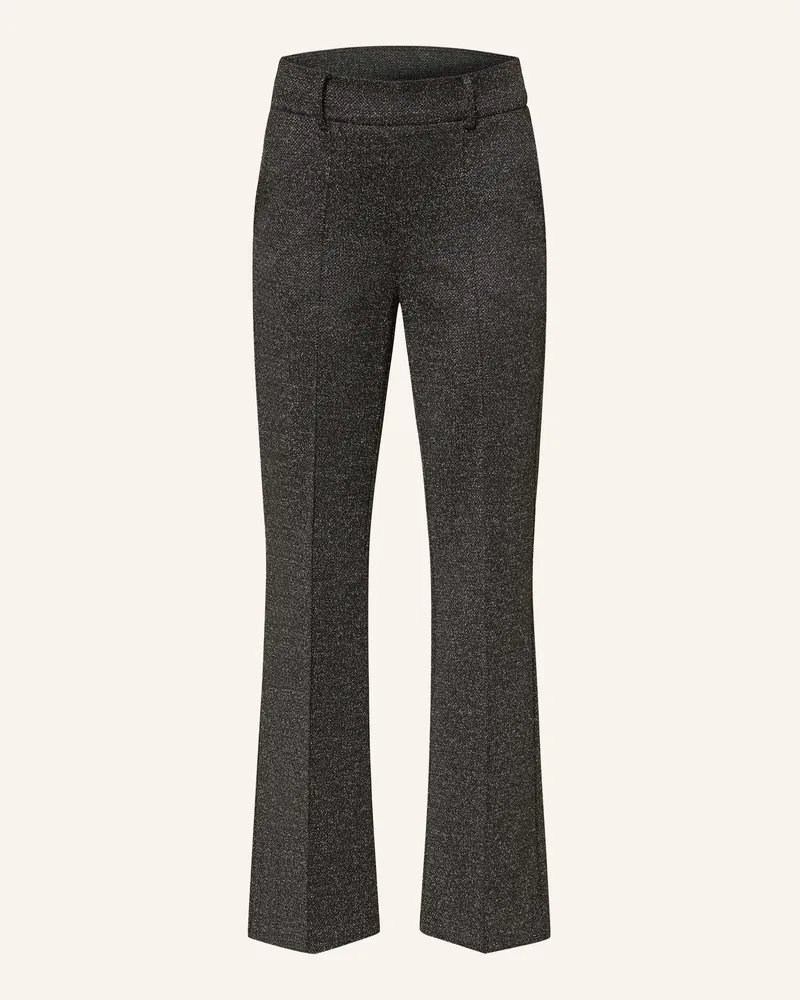 Cambio Hose Francoise Mit Glitzergarn schwarz Schwarz