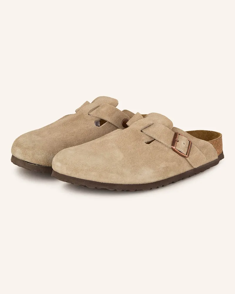 Birkenstock Mules BOSTON SFB LEVE Taupe