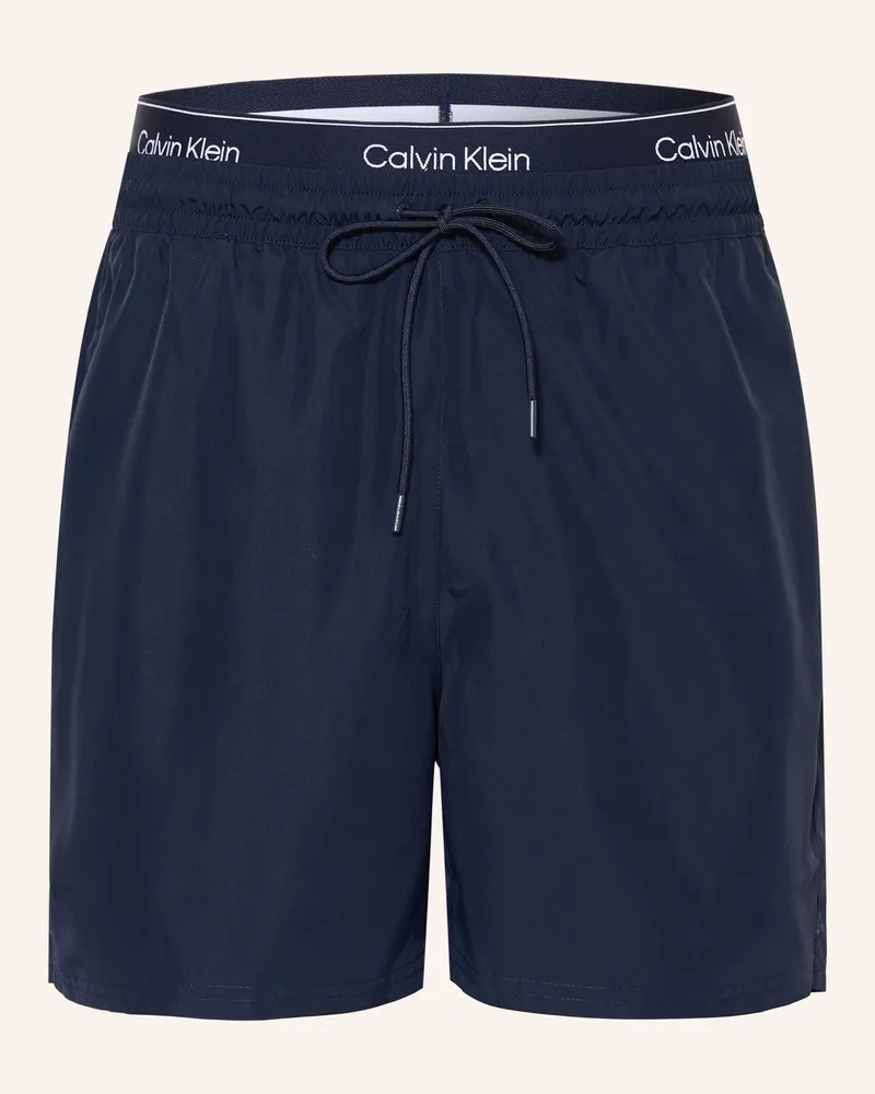 Calvin Klein Badeshorts blau Dunkelblau