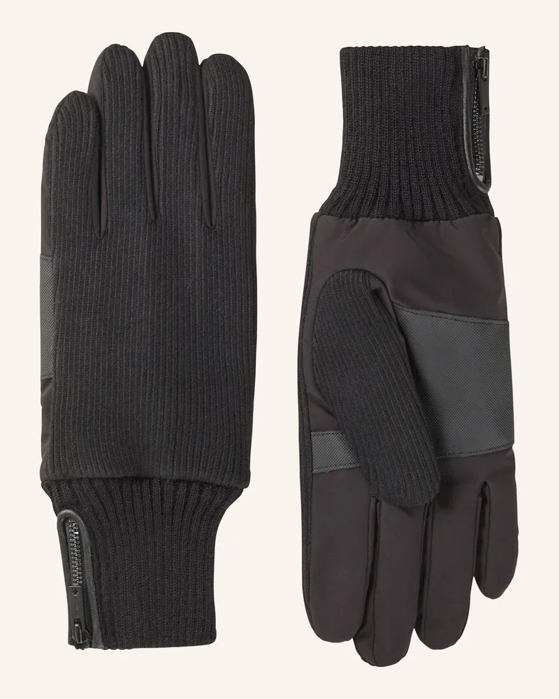 Strellson Handschuhe schwarz Schwarz