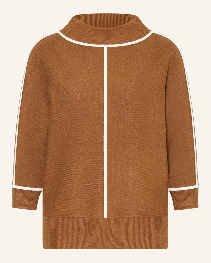 Phase Eight Pullover HALLIE mit 3/4-Arm Braun