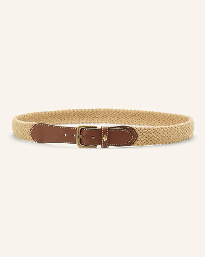 Lottusse Flechtgürtel Beige