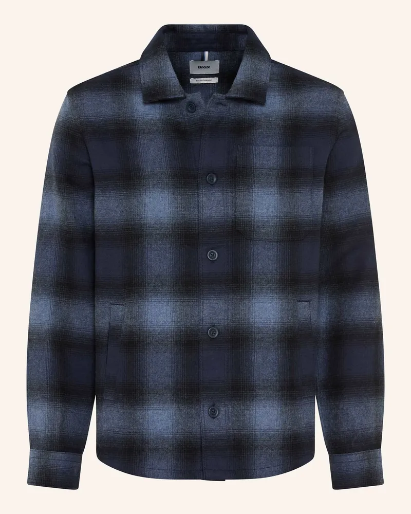 Brax Overshirt Style Santiago blau Dunkelblau