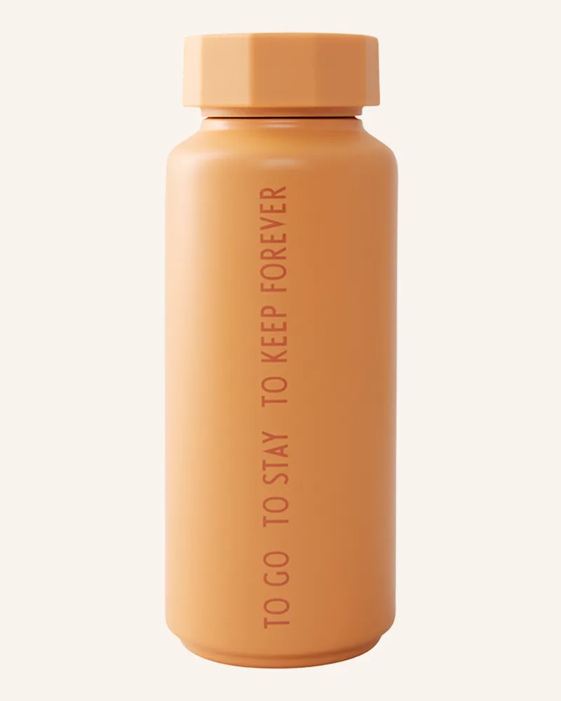 DESIGN LETTERS Isolierflasche GRNBLIFEIS Orange