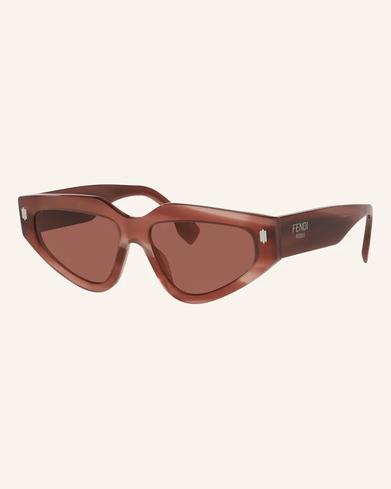 Fendi Sonnenbrille Fendi Roma fe40163u braun 3500u1