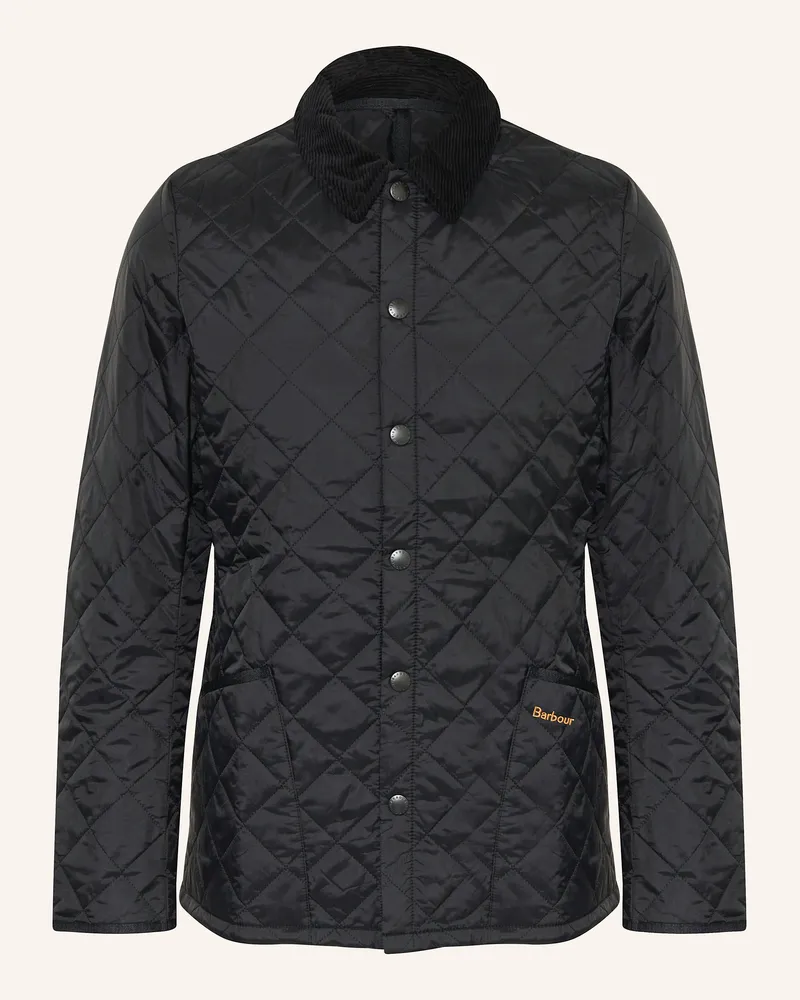 Barbour Steppjacke Heritage Liddesdale schwarz Schwarz