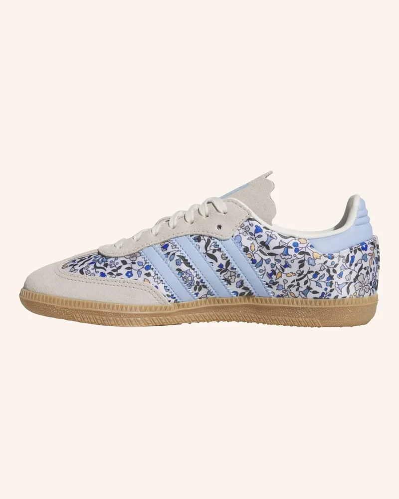 adidas SAMBA OG X LIBERTY LONDON KIDS SCHUH Blau